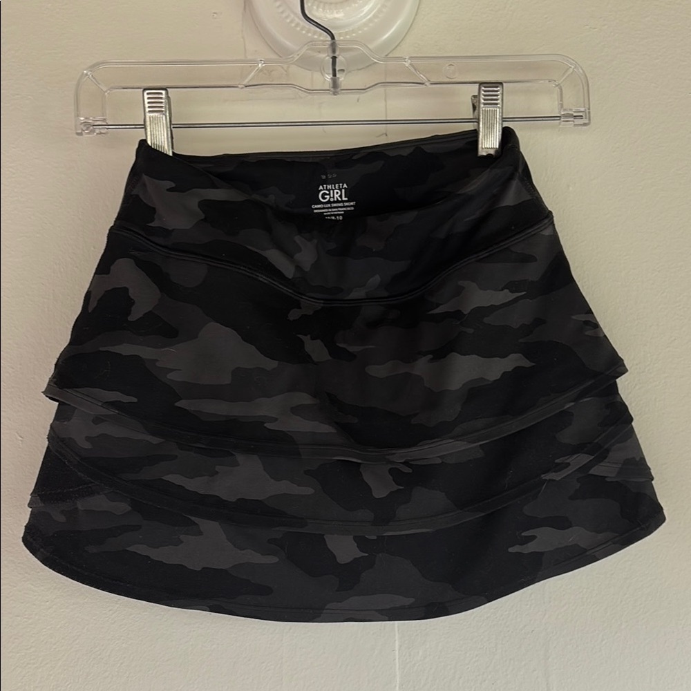 Black Camouflage Skort Athleta Girl